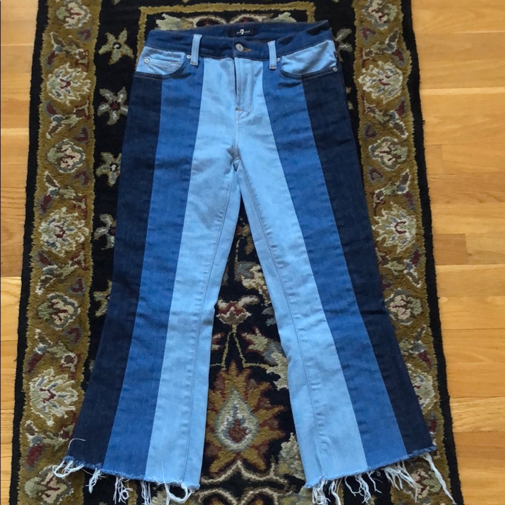 Unique Striped Denim by 7forallmankind
